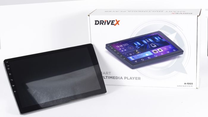 Автомобільний мультимедійний центр 10" з бездротовим CarPlay та Android Auto - DriveX A-1003 Q 2+32 4C 4x50W(TDA7851)