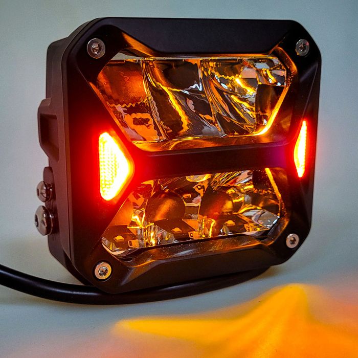 Фара додаткового світла DriveX WL SQ-106 DLX 3" SP+DRL 4L-20W OSR