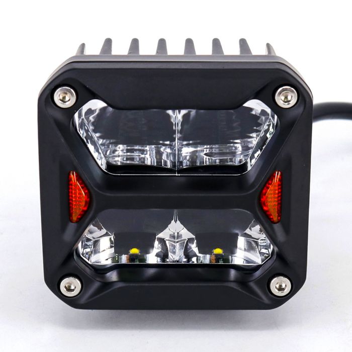 Фара додаткового світла DriveX WL SQ-106 DLX 3" SP+DRL 4L-20W OSR