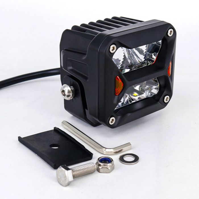 Фара додаткового світла DriveX WL SQ-106 DLX 3" SP+DRL 4L-20W OSR