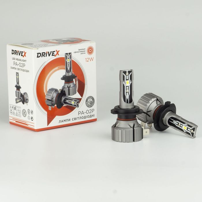 LED лампи автомобільні DriveX PA-02P H7 5000K 12W 12V