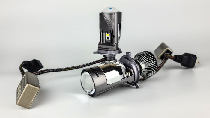 LED лампи автомобільні з лінзою DriveX LE-01 H4 H/L 6000K 31W/41W