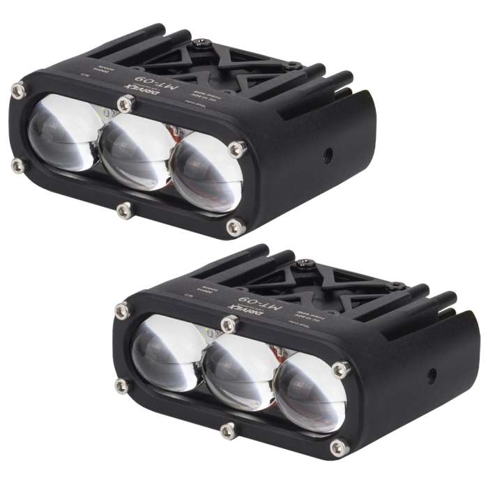 Фара світлодіодна протитуманна DriveX WL MT-09 H/L Dual 60W 3K/6K 12-80V STM к-т