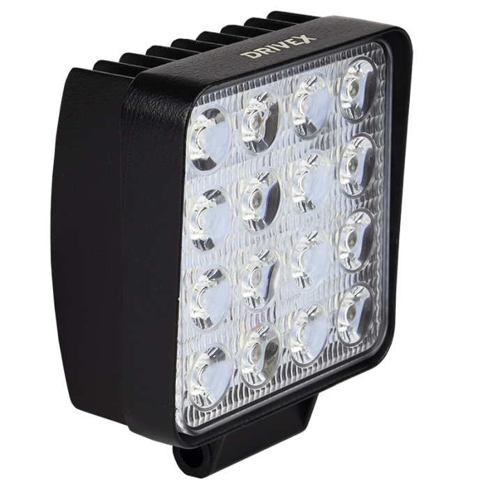 Фара додаткового світла DriveX WL SQ-03 FL 16-48W 107x107mm Серія - робоче світло