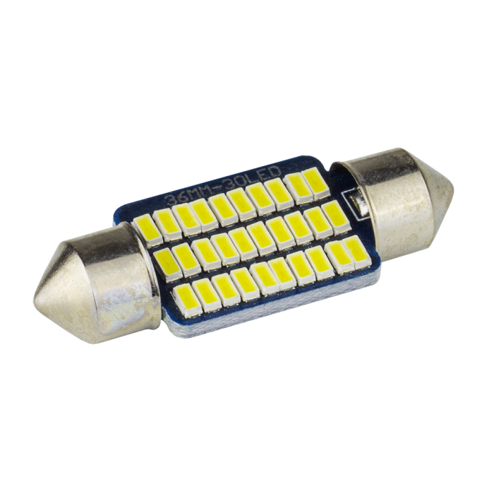 Світлодіоди в габаритні вогні. підсвітку номера та в салон DriveX T11-110 36mm 3014-30 12V автомобільні світлодіоди 12В