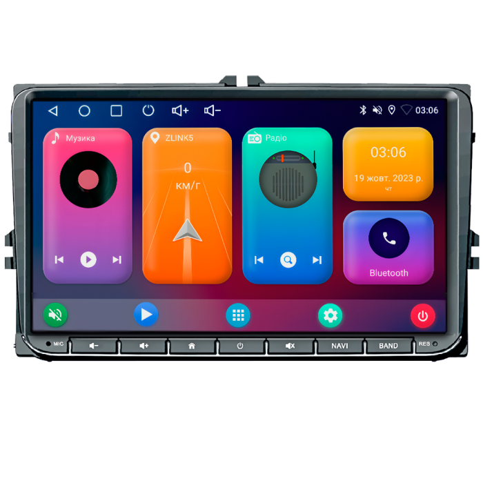 Автомобільна мультимедійна система DriveX SE-VW 4+64 QLED 4G DSP 8CF 4x50W(TDA7851)